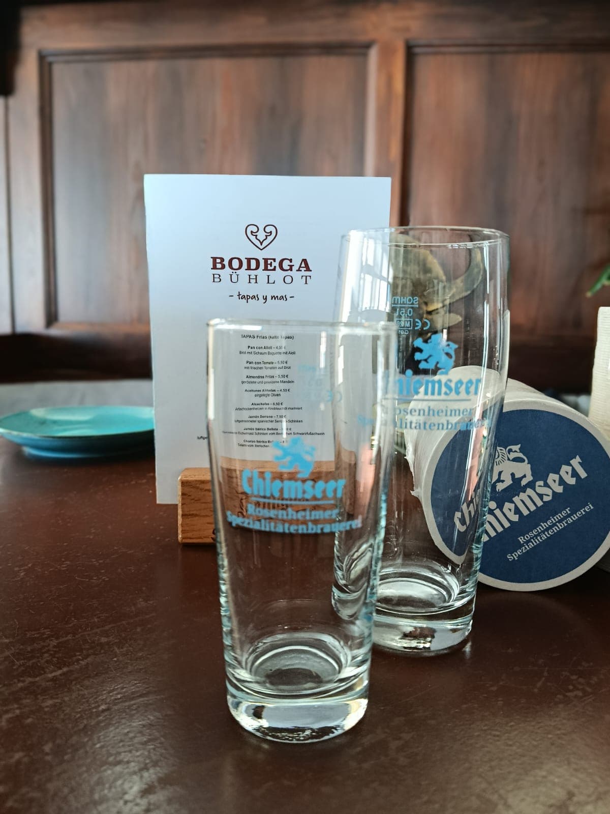 Gläser bereit für den Abend
